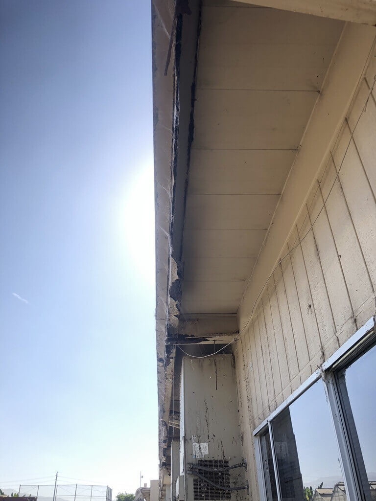 Exposed Steel on Building 